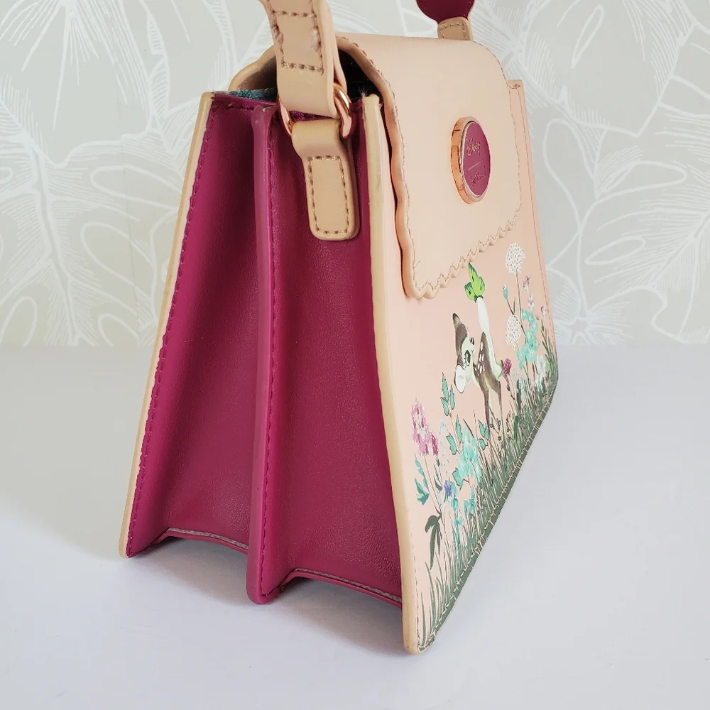 Disney Our Universe Bambi Watercolor Portrait Handbag & Matching Wallet Set